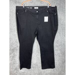 Sonoma Jeans Womens Size 24WS‎ Black Denim Curvy Slim Boot Stretch 5 Pocket NWT